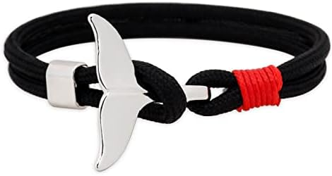 Vintage Ocean Mermaid Whale Tail Bracelet Jewelry Gift for Women