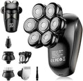 5-in-1 Electric Head Shaver for Bald Men: IPX7 Waterproof with Turbo Speed & LED Display