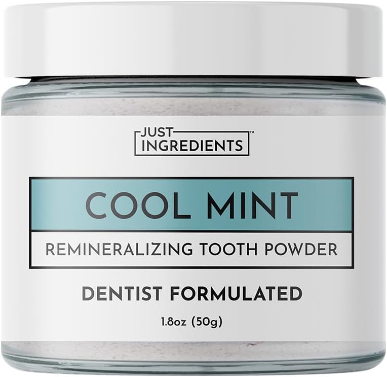 Remineralizing Tooth Powder - Fluoride-Free Oral Care for Strong Teeth & Fresh Breath