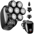 5-in-1 Women's Electric Shaver: Rechargeable Wet/Dry Body Hair Remover & Facial Trimmer