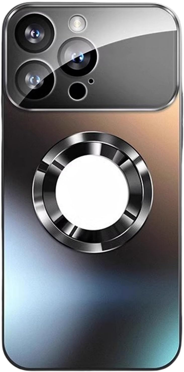 Matte Magnetic Phone Case with Full Camera Protection, Slim Anti-Fingerprint Cover