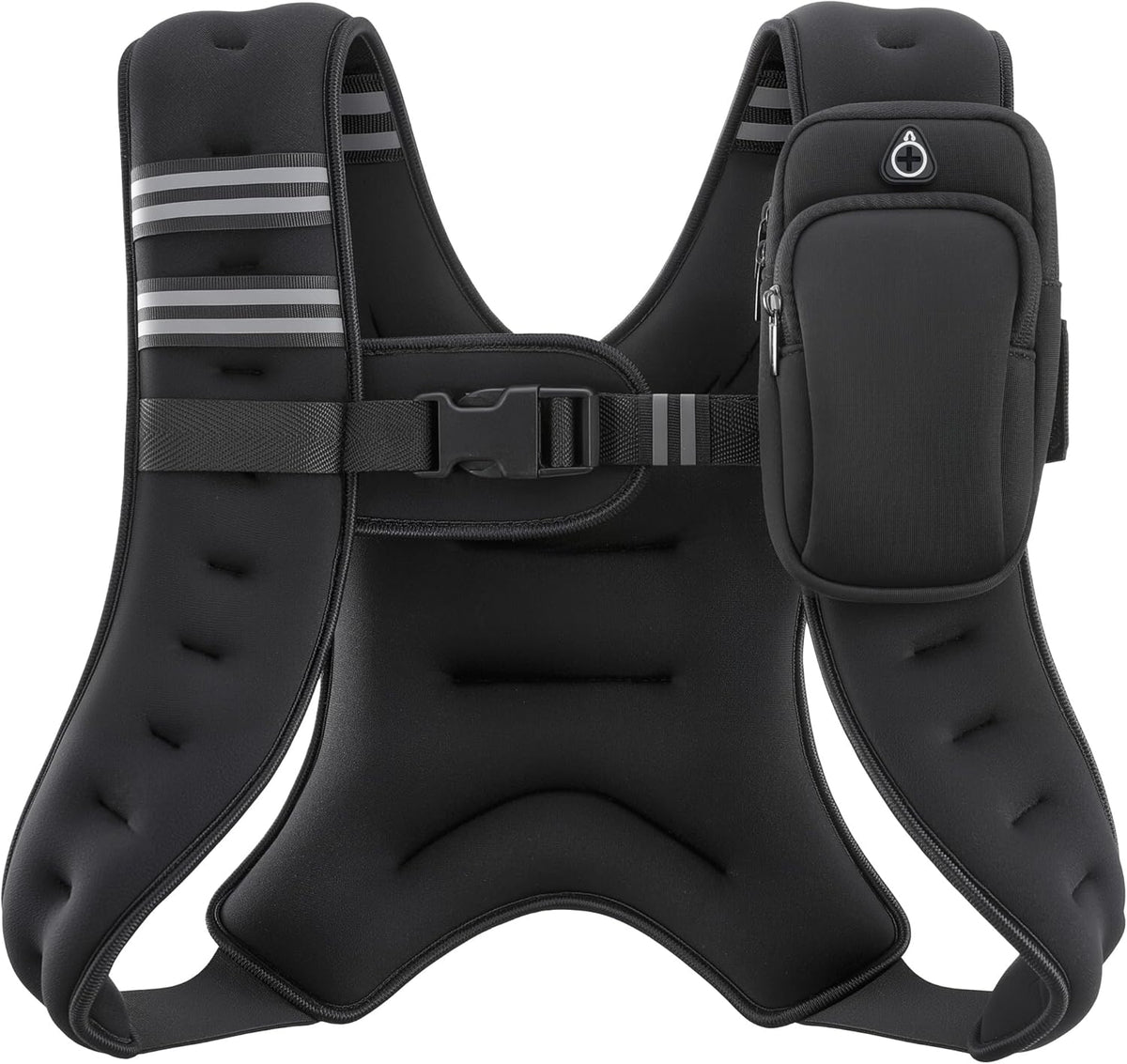 Adjustable Weighted Vest for Men & Women, 6-30lb Weight Vest for Fitness & Running