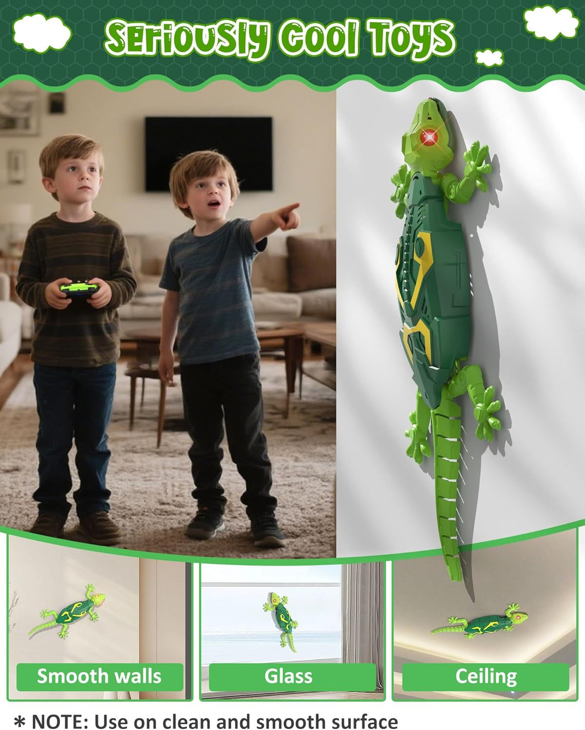 Remote Control Wall Climbing Lizard Toy
