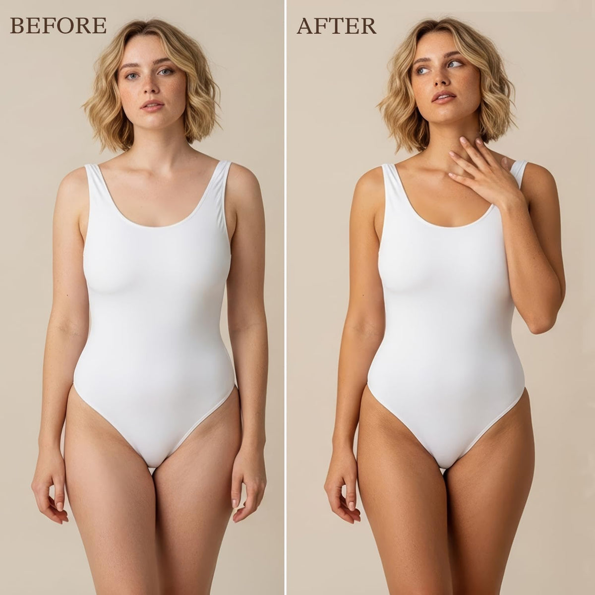 Natural Self Tanner Lotion - Organic Ingredients for Streak-Free Sunless Glow, Fair to Medium