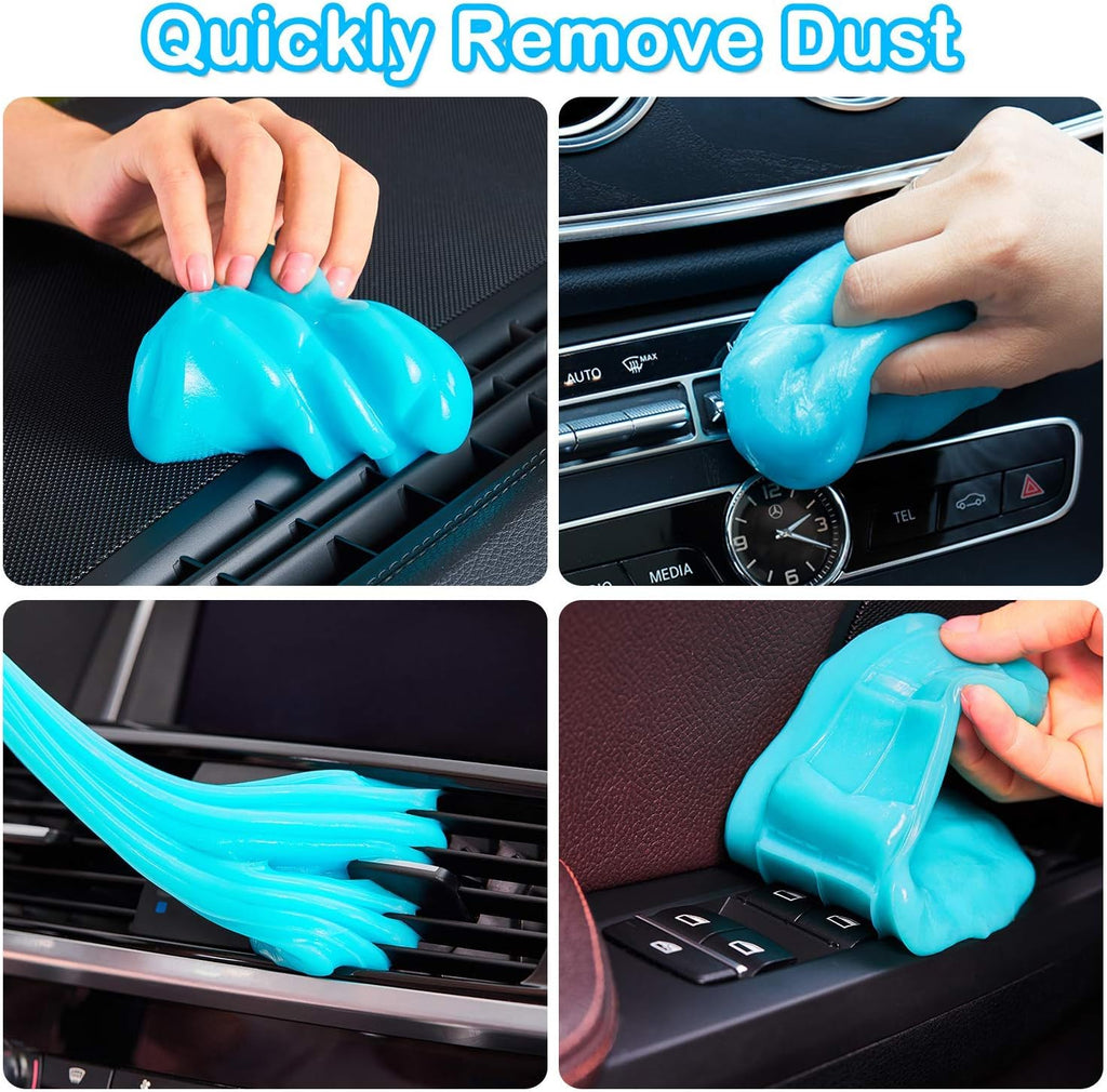 Reusable Car Cleaning Gel Putty - Deep Clean Hard-to-Reach Areas & Electronics | Dust Remover for Auto Interior, Home, Office