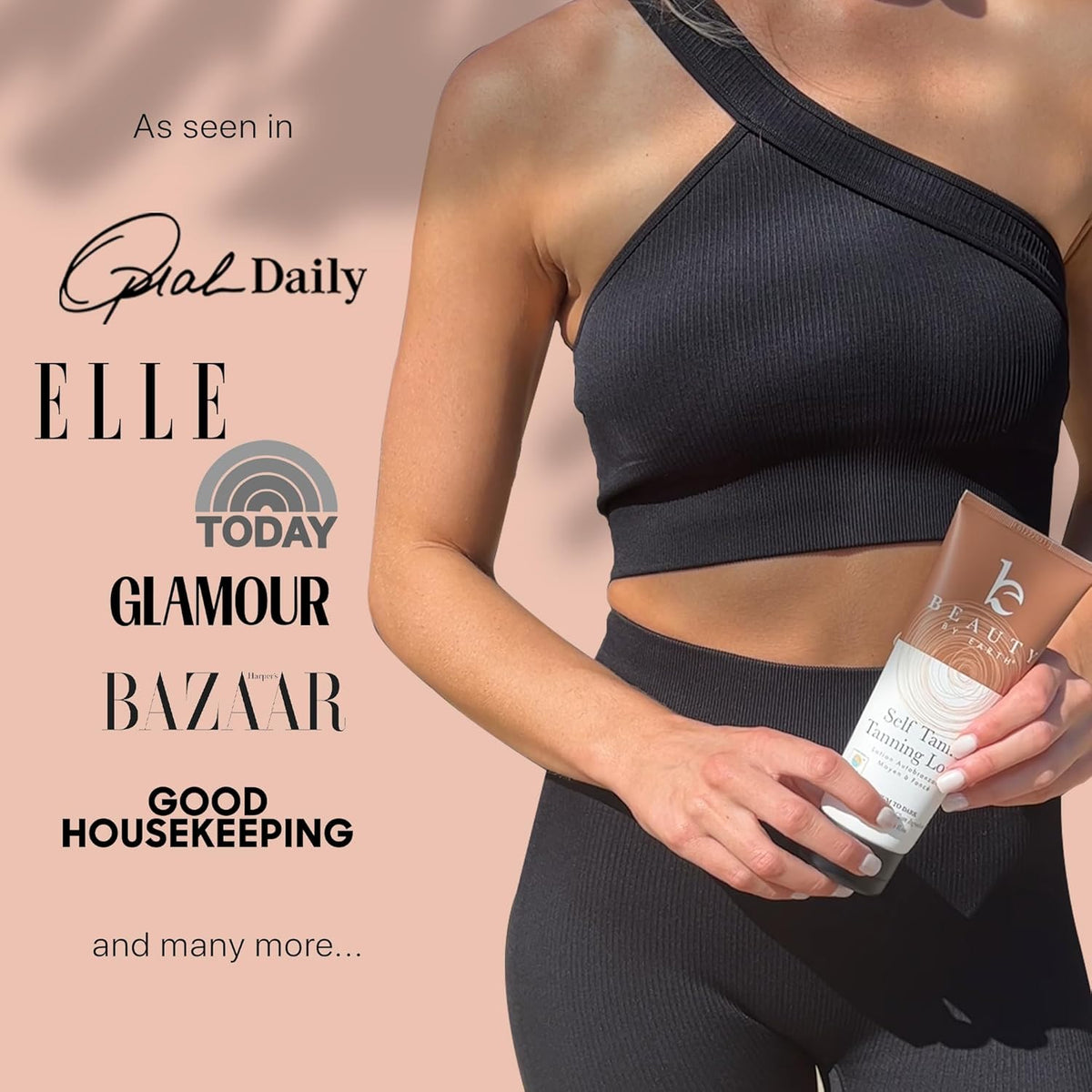Natural & Organic Self Tanning Lotion for Face & Body - Streak-Free Medium to Dark Glow