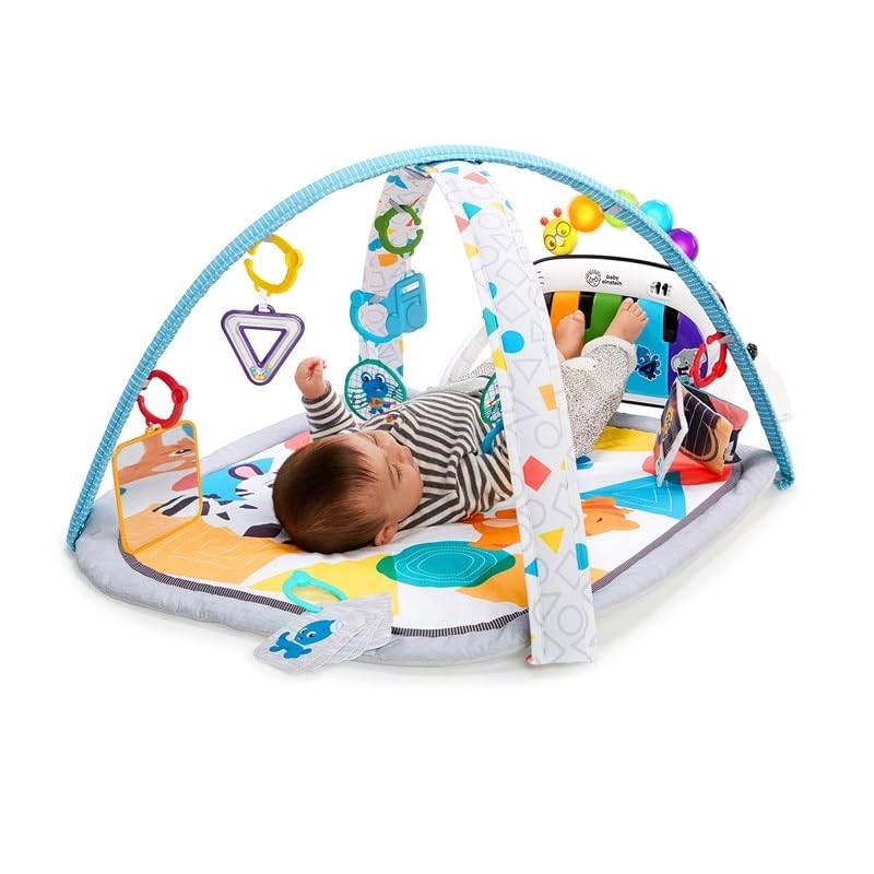 4-in-1 Kickin' Tunes Music & Language Discovery Play Gym with Magic Touch Piano