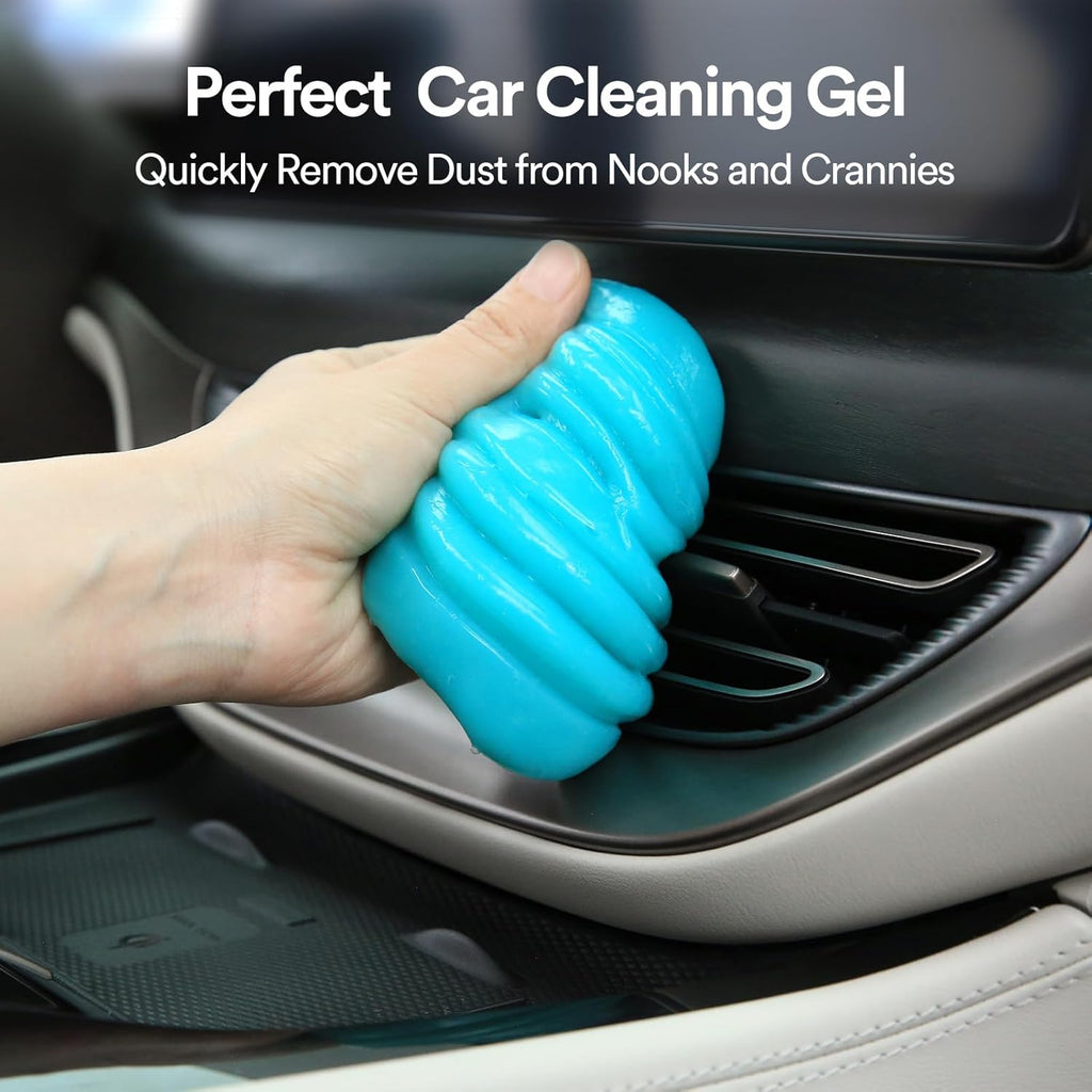 Reusable Car Cleaning Gel Putty - Deep Clean Hard-to-Reach Areas & Electronics | Dust Remover for Auto Interior, Home, Office