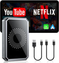 3-in-1 Wireless CarPlay Adapter with Video Streaming and USB Support