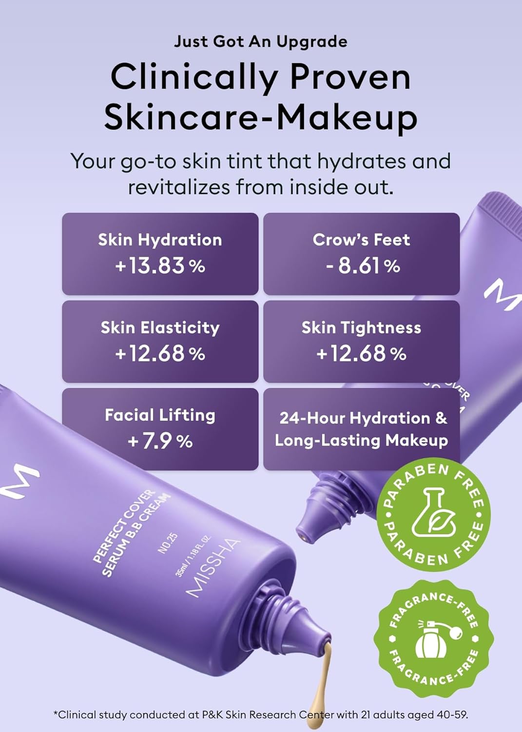 Serum BB Cream No.25 Warm Beige - Medium Coverage with Skincare Benefits