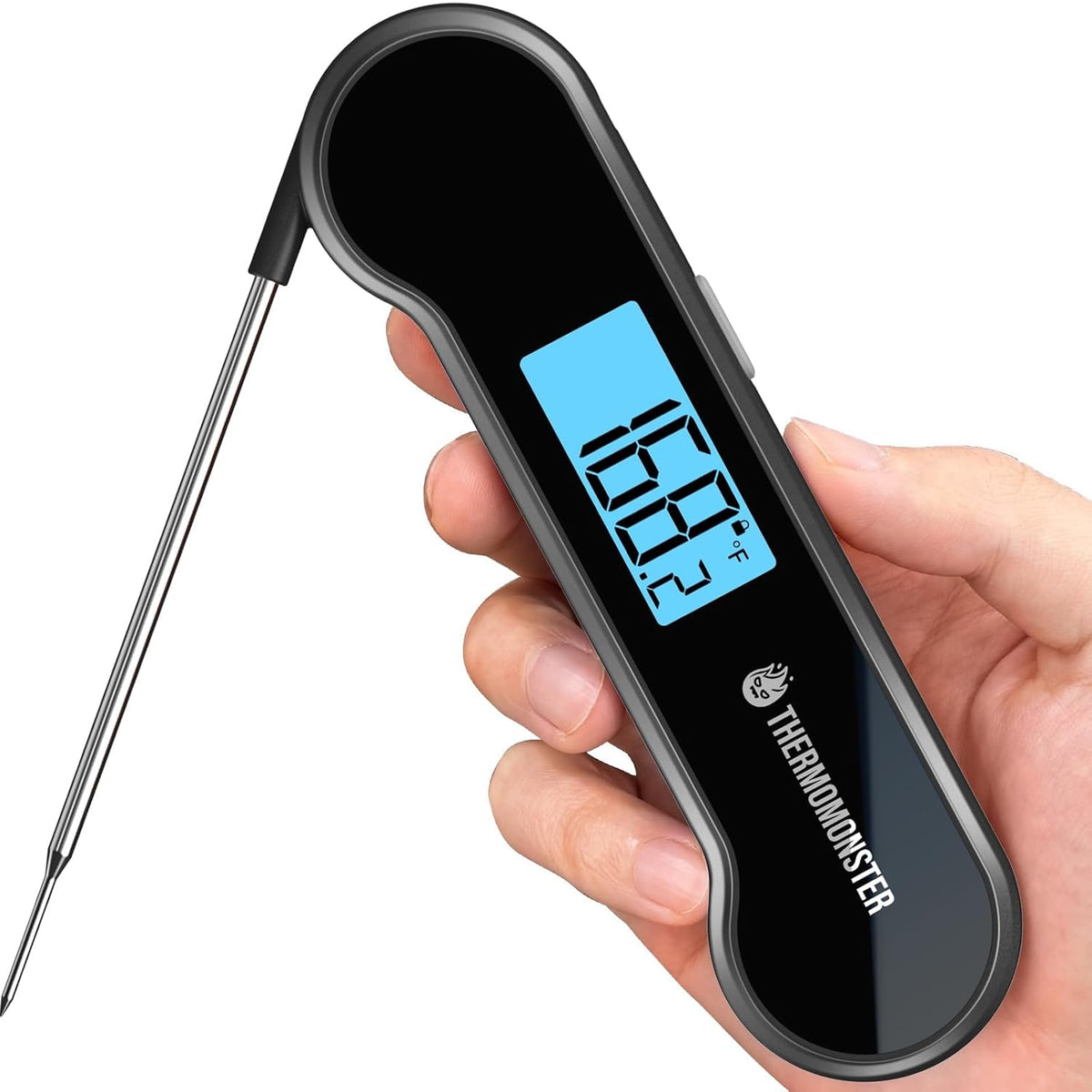 0.5 Second Instant Read Digital Meat Thermometer with ±0.5℉ Precision, Waterproof Food Thermometer