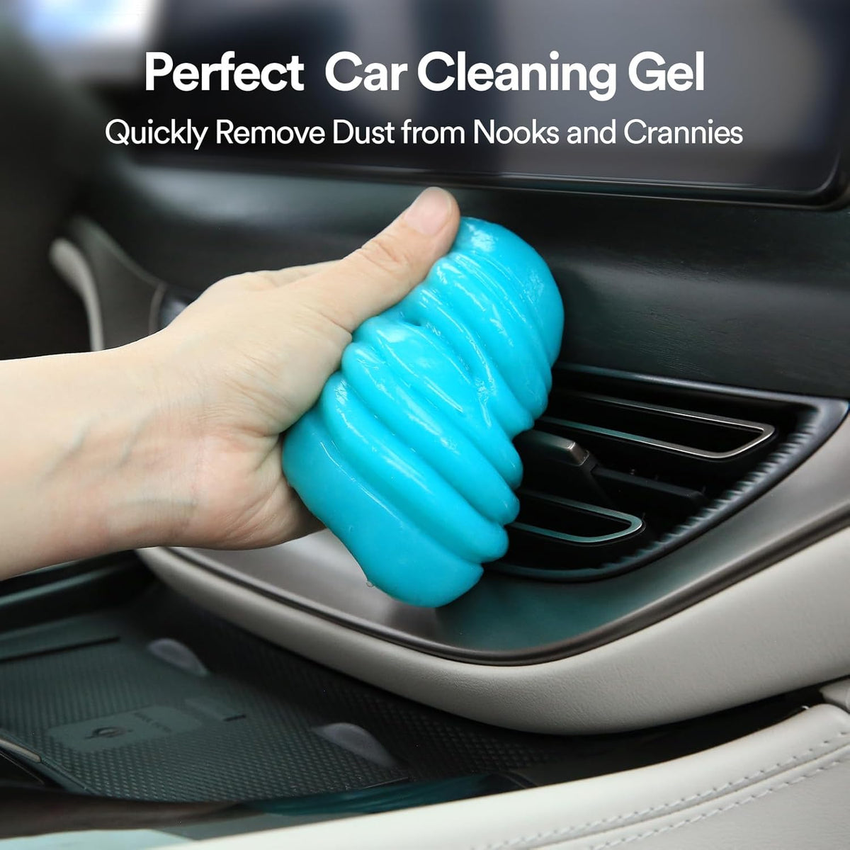 Reusable Car Cleaning Gel Putty for Hard-to-Reach Areas and Electronics