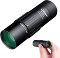 10x25 Compact Monocular Telescope, Waterproof Fogproof for Bird Watching Hiking