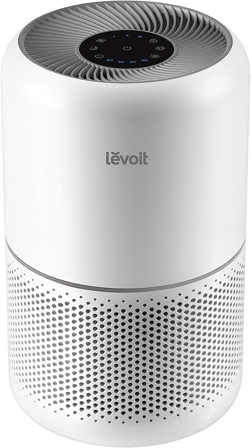 Air Purifier for Allergies and Pet Hair, 1073 ft² Coverage, HEPA Sleep Mode, 3-in-1 Filter