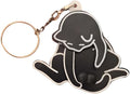 Interactive Rotating Cat Keychain with Wiggling Eggs - Fun Fidget Toy for Bags & Keys