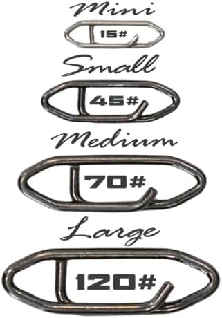 Speed Clips Super Sample Pack - Fast Lure Change Fishing Snaps (15lb to 120lb)
