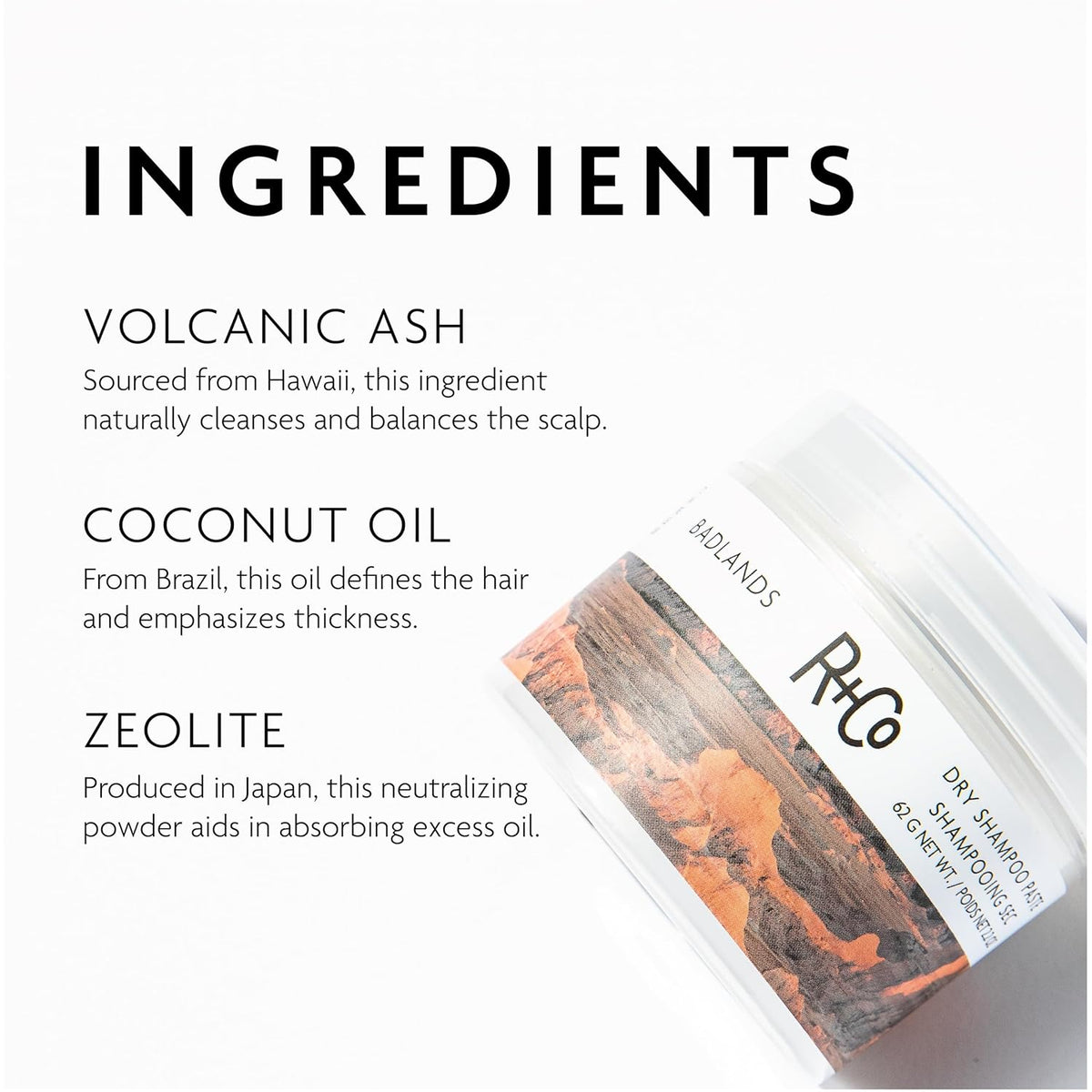 Dry Shampoo Paste for Texture and Oil Absorption with Matte Finish - Vegan & Cruelty-Free